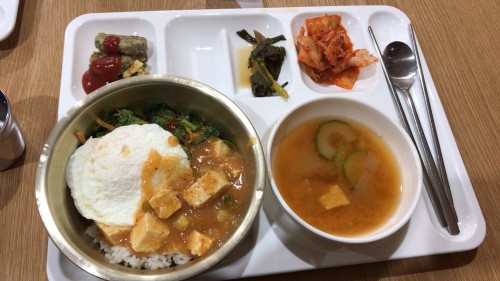 釜山外国語大学寮の食事17